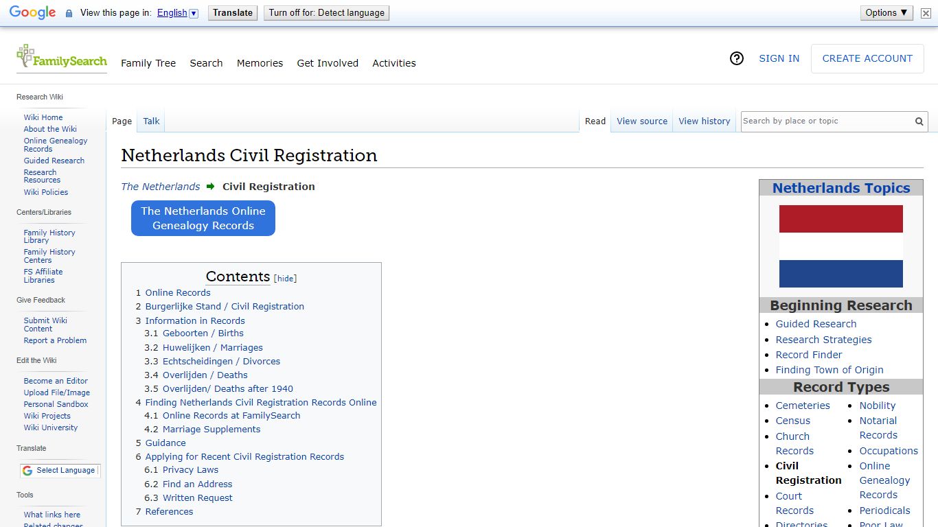 Netherlands Civil Registration • FamilySearch