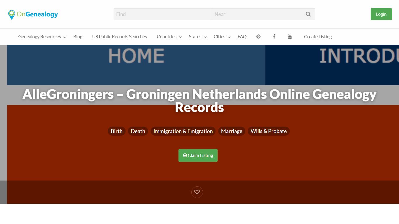 AlleGroningers - Groningen Netherlands Online Genealogy ...